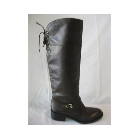 NEW BCBGeneration Brown Leather Riding Boot - Picture 4 of 8